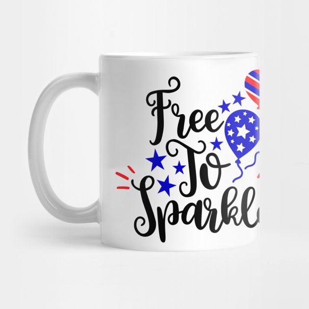 Free to sparkle by Coral Graphics